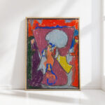 group of figures 1925 adolf holzel high quality print