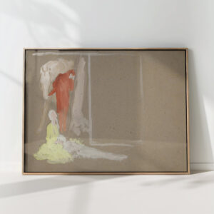 group of figures edwin austin abbey high quality print