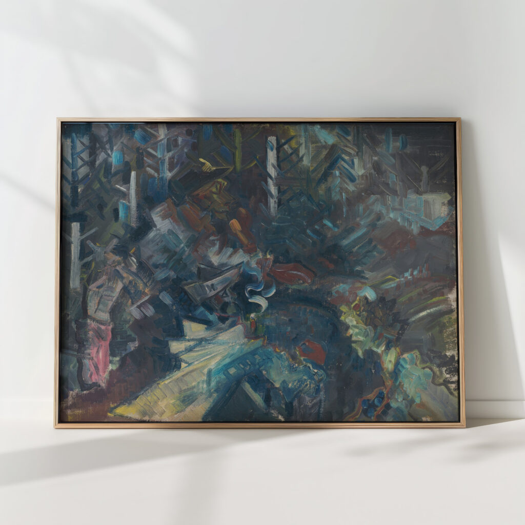 group of men in the woods 1930 1940 arnold peter weisz kubincan high quality print