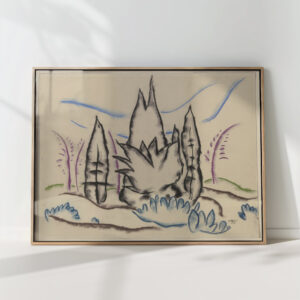 group of trees 1914 walter ophey high quality print