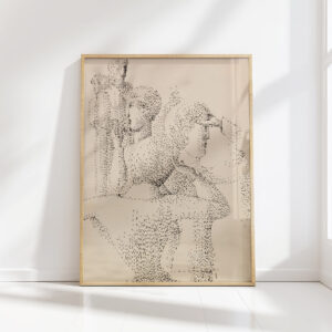 group pointillist 1930 oskar schlemmer high quality print