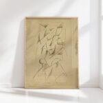 half nude girl antonin prochazka high quality print