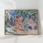 harlequin and columbine 1913 rik wouters high quality print