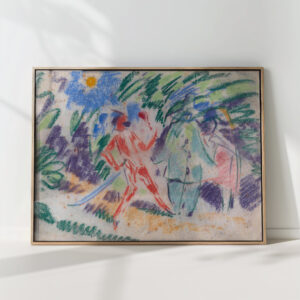 harlequin and columbine 1913 rik wouters high quality print