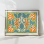 harmonic balance of warm and cold colours 1912 james ward high quality print