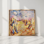 harvest field 1912 peter august bockstiegel high quality print