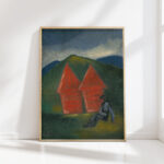 hay barns 1933 mikulas galanda high quality print