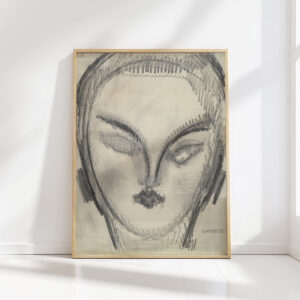 head 4 before 1921 gustaw gwozdecki high quality print