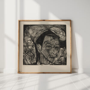head of david muller 1919 ernst ludwig kirchner high quality print