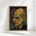 head of dr bauer color stick ii 1933 ernst ludwig kirchner high quality print