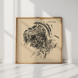 head self portrait as p kubincan 1930 arnold peter weisz kubincan high quality print