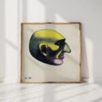 head study from profile 10 sheets graz v 1924 karl wiener high quality print