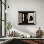 hello cat black 3x4 6 mockup
