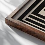 hello cat black 3x4 close up dark wood mockup