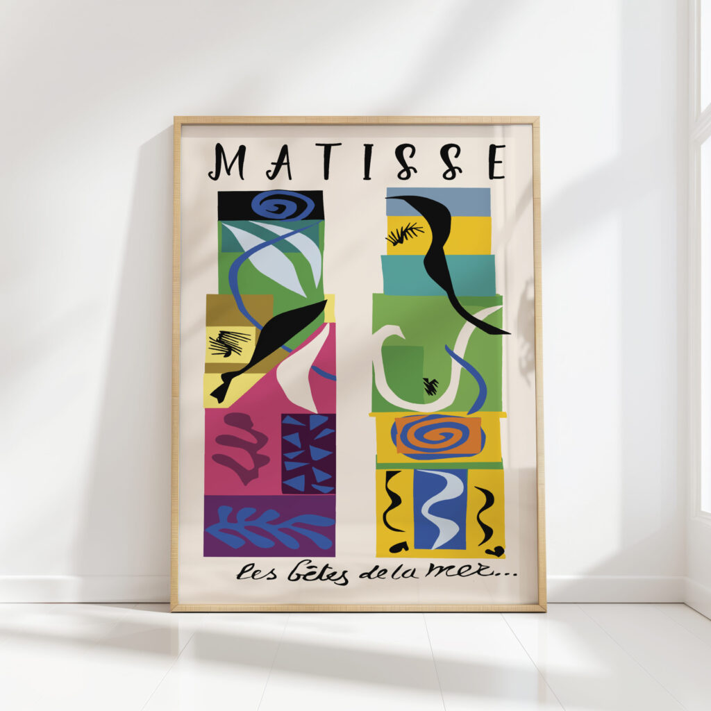 henri matisse print beasts of the sea 1947 exhibition