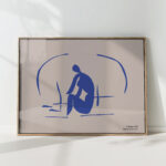 henri matisse print blue nude artful home decor piece