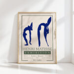 henri matisse print blue nudes 1953 vibrant artwork