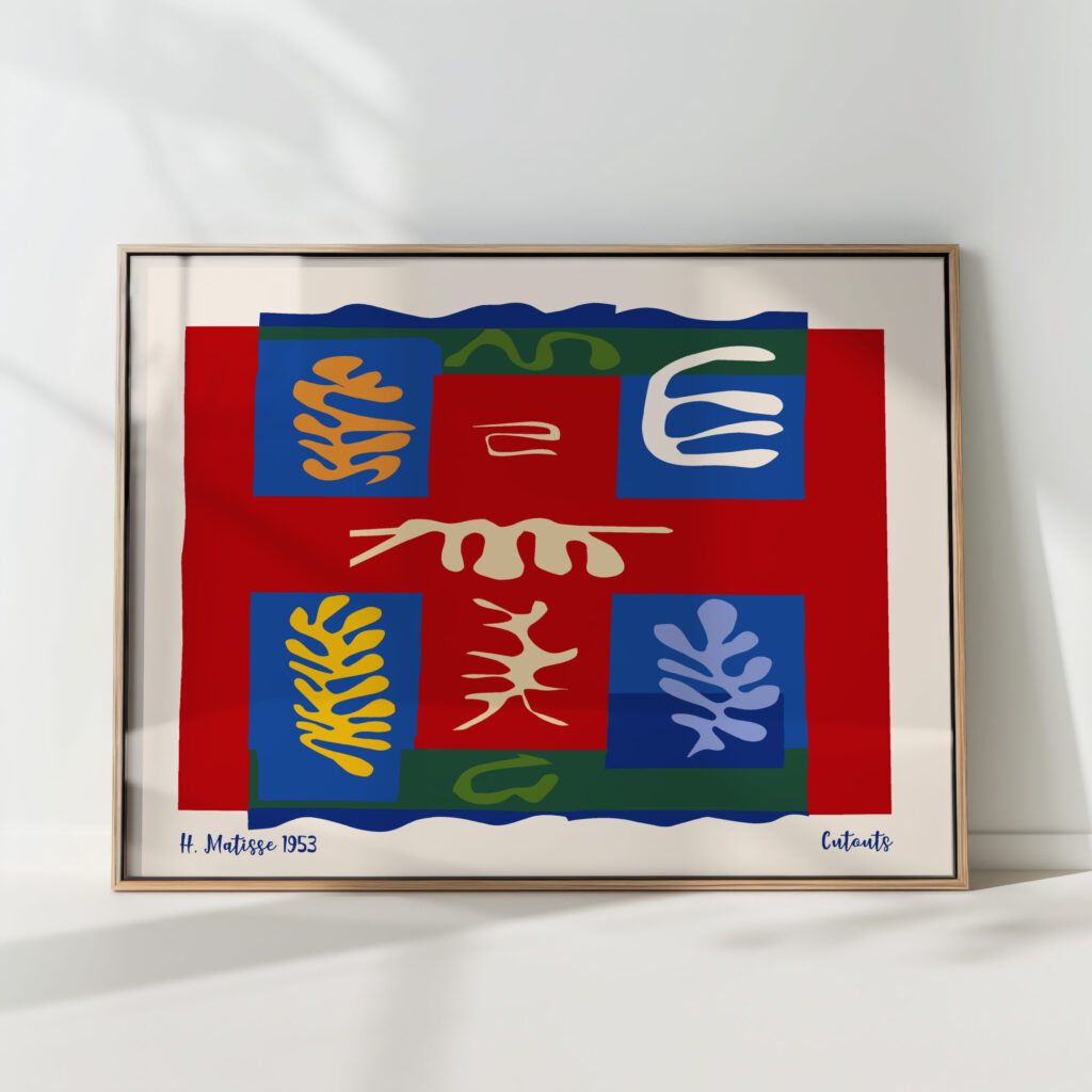 henri matisse print cut outs 1953