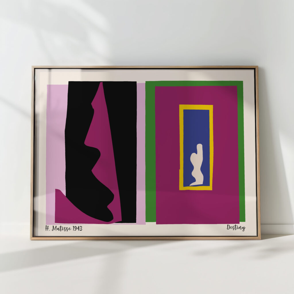 henri matisse print deux figures et toboggan