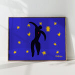 henri matisse print icarus 1947 vibrant modern artwork
