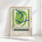 henri matisse print japanese mask exhibition 1950