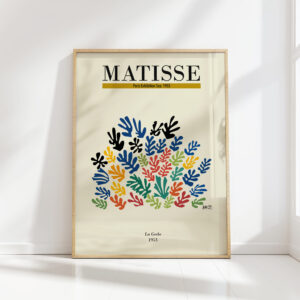 henri matisse print la gerbe 1953 flower print
