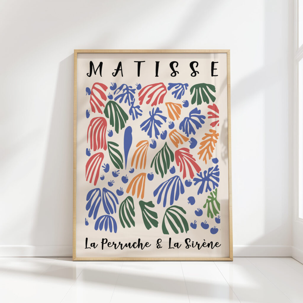 henri matisse print la perruche et la sirene 2