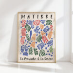 henri matisse print la perruche et la sirene exhibition