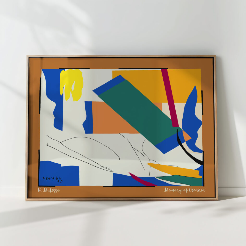 henri matisse print memory of oceania 1953
