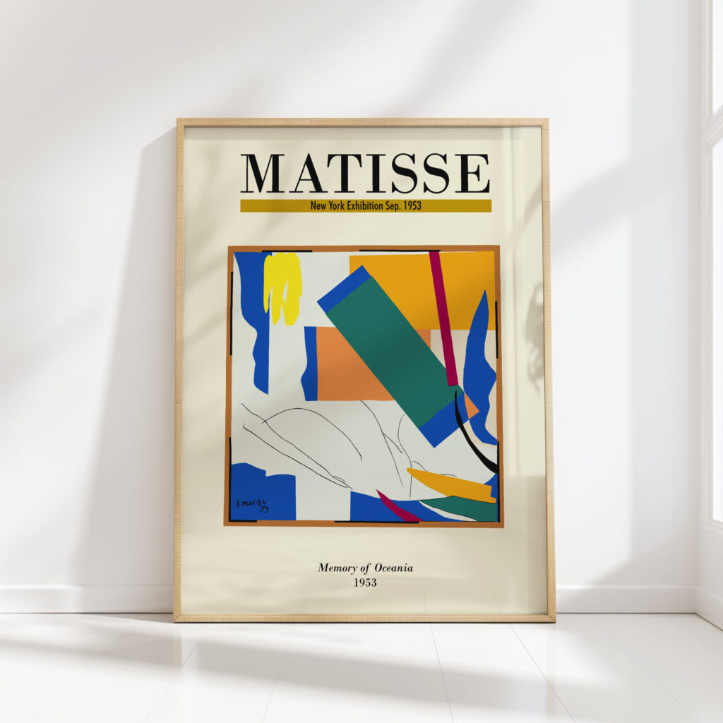 henri matisse print memory of oceania 1953 vertical