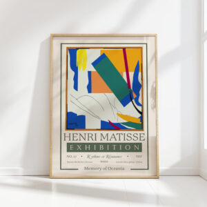 henri matisse print memory of oceania vibrant artwork