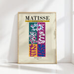 henri matisse print panel with mask exhibition print 1