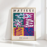 henri matisse print panel with mask exhibition print 2