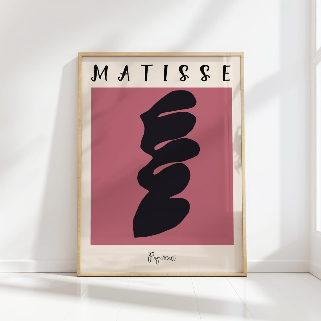 henri matisse print papercut artwork