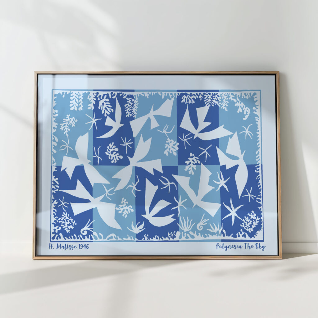henri matisse print polynesia the sky 1946