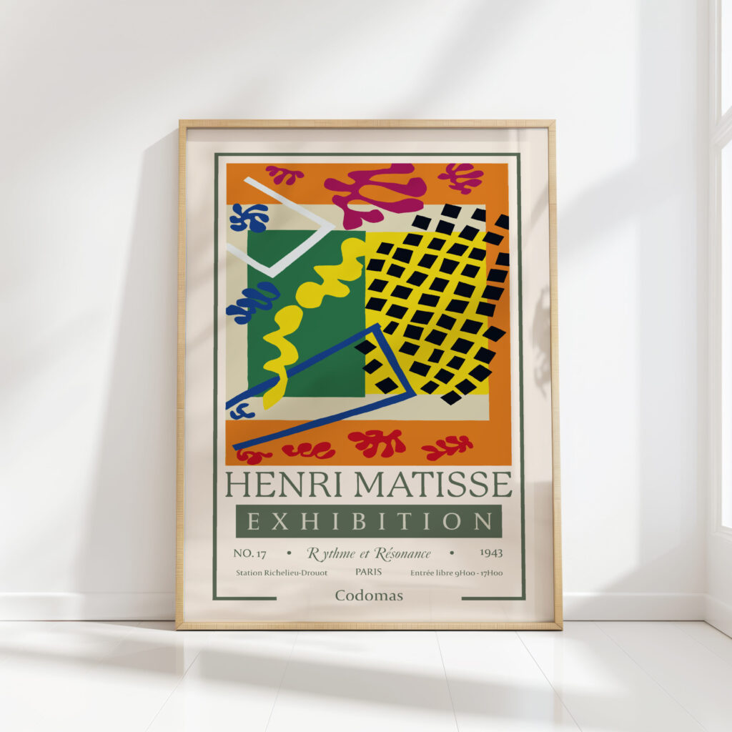 henri matisse print rhythm and resonance 1943