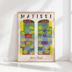 henri matisse print rosary chapel vibrant artwork