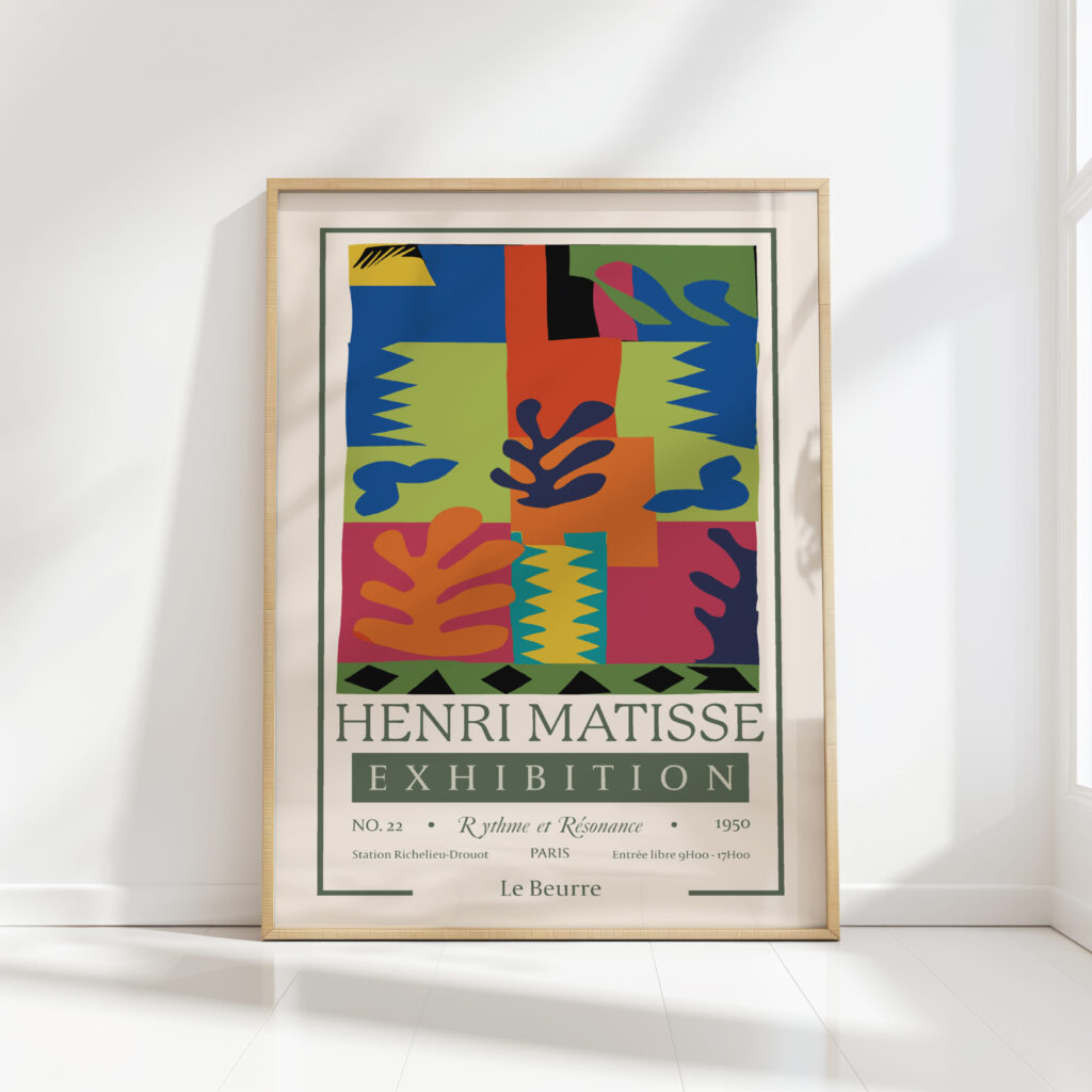 henri matisse print rythme et resonance 1950