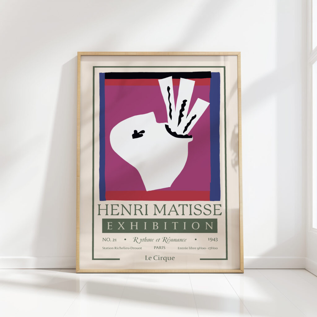 henri matisse print the circus exhibition print 2