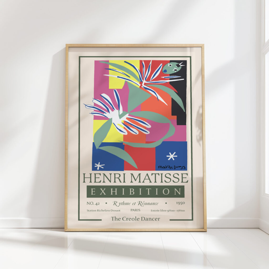 henri matisse print the creole dancer exhibition