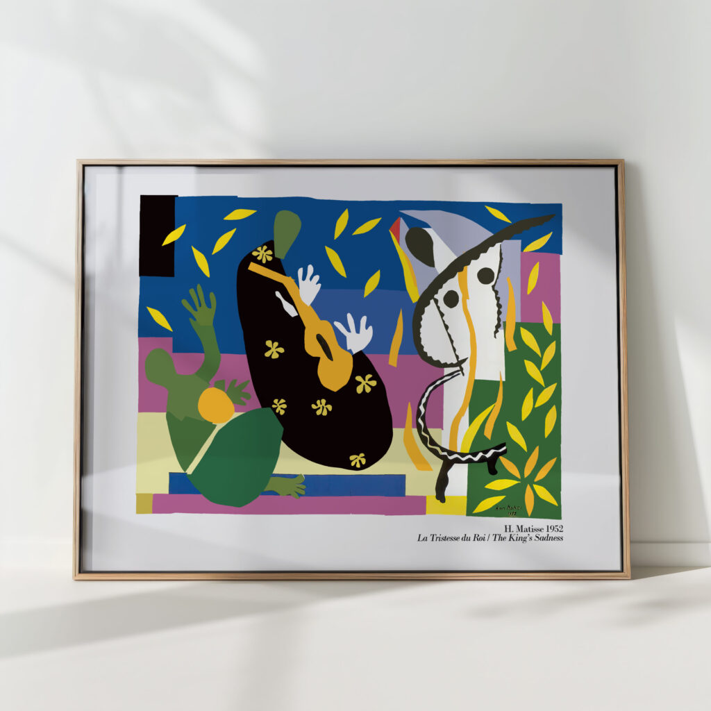 henri matisse print the king sadness 1952