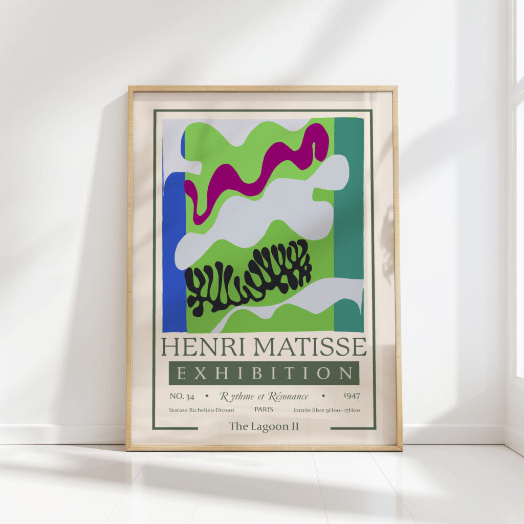 henri matisse print the lagoon ii 1947