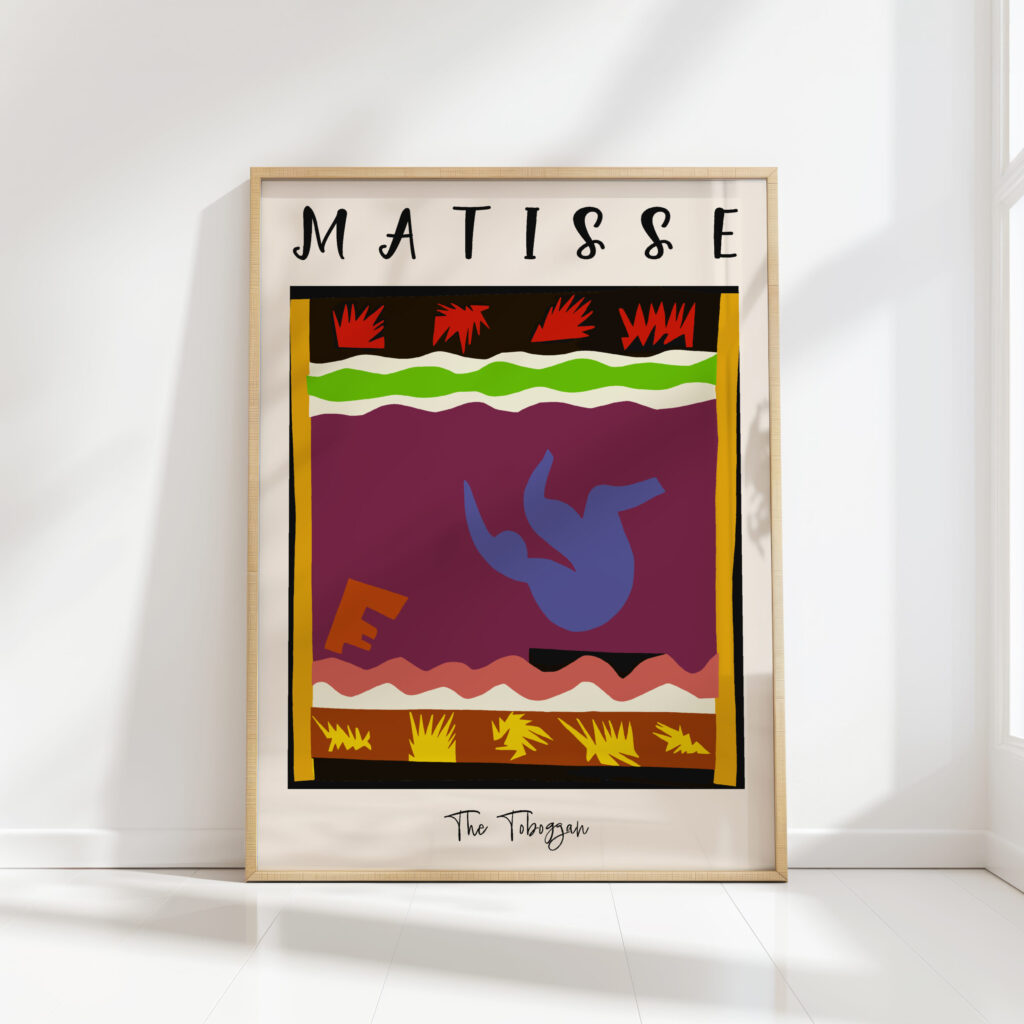 henri matisse print the toboggan