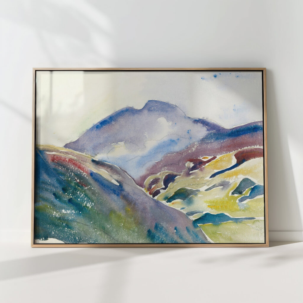 high mountain landscape upper engadine giovanni giacometti high quality print