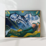 high mountain landscape with scheerhorn 1920 august babberger high quality print
