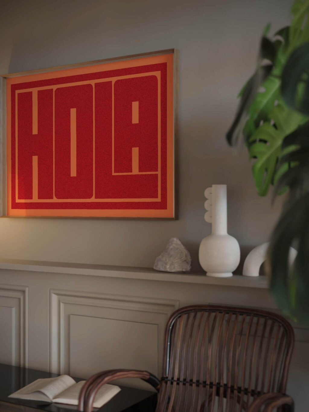 hola red 3x4 video mockup