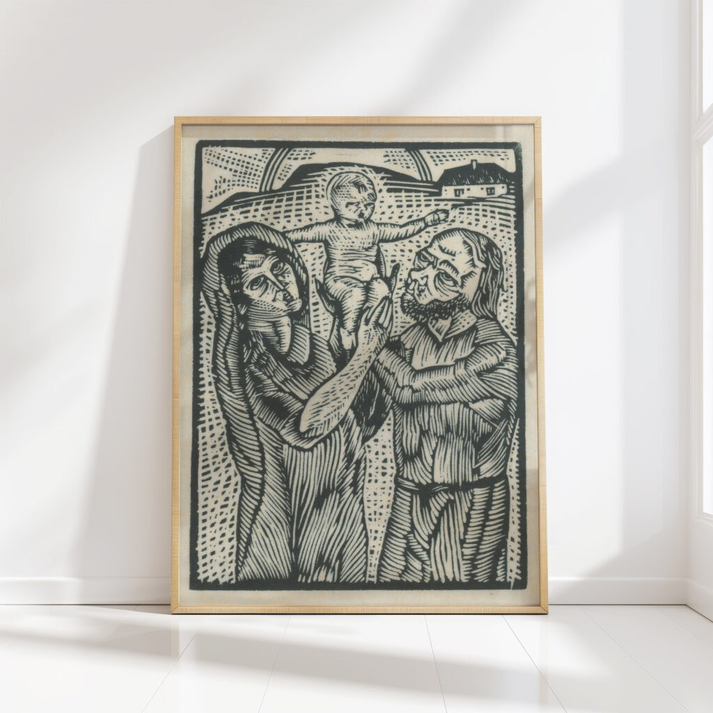holy family 1924 mikulas galanda high quality print