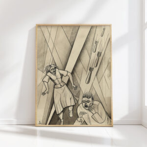 horror schrecken 1939 karl wiener high quality print