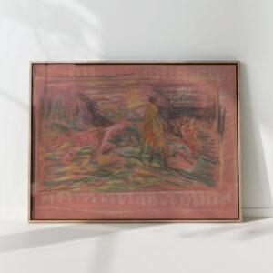 horses in a pasture 1937 arnold peter weisz kubincan high quality print