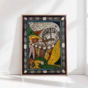 hortensia and emperor tritten from soul forest in hortensia anger 1917 adolf wolfli high quality print